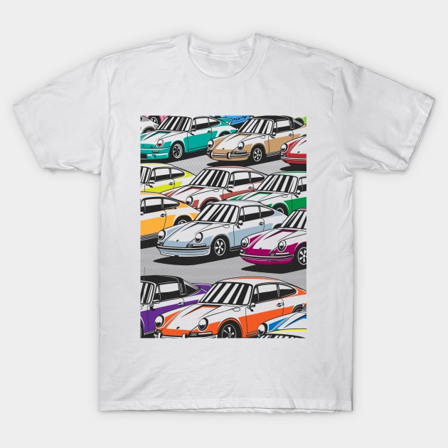 911 parking T-Shirt by Markaryan